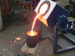 Horno de fundición por inducción de alta frecuencia de 50/60HZ de 70 kg con garantía gratuita de 1 año