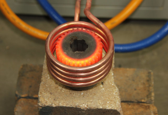 de alta frecuencia portátil de la máquina de calefacción de inducción que suelda 30kw para la forja
