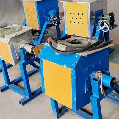 Horno de fusión por inducción de alta capacidad para acero y acero inoxidable 45kw