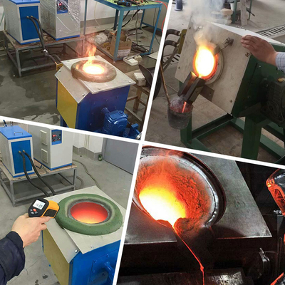 1 año de garantía Horno de fusión por inducción para la fusión de metales de ahorro de energía