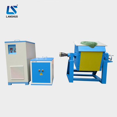 Horno de fusión por inducción de 90KW para cobre, aluminio, hierro y acero