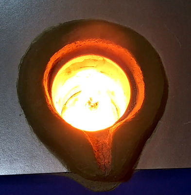 Horno fusorio de la inducción de aluminio eléctrica para el arrabio de acero