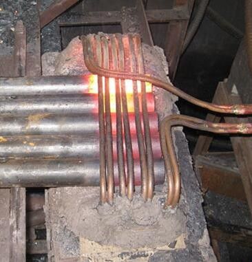 barra de acero de la máquina de calefacción de inducción 160kw/máquina caliente del horno de la forja del rollo