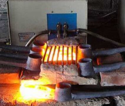 Acero de frecuencia media Rod Forge de la máquina de calefacción de inducción 50KW