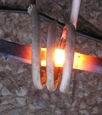 Máquina de recalcar caliente eléctrica de alta frecuencia del calentador de inducción del final de la barra redonda