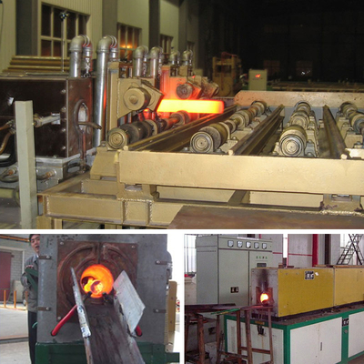 De alta frecuencia del horno de la calefacción de inducción eléctrica de Rod de hierro que forja 300kw